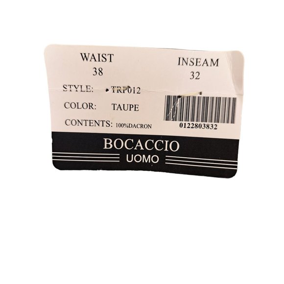 Bocaccio Uomo Taupe 38" x 29" Dress Pants - Picture 4 of 4